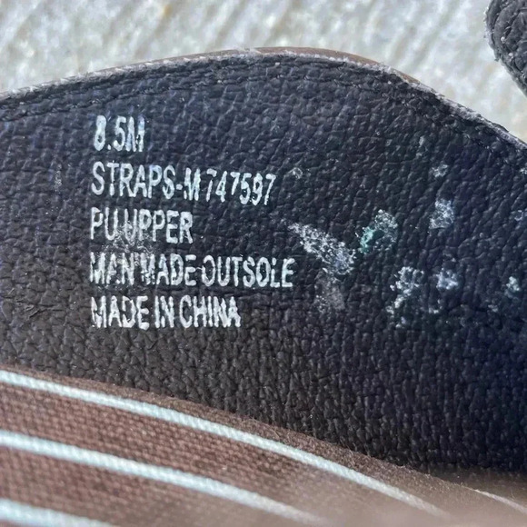 Vintage Mules Women’s Shoes Union Bay Dark Brown Chunky Slip On Y2k 90s Size 8.5 - Picture 4 of 6